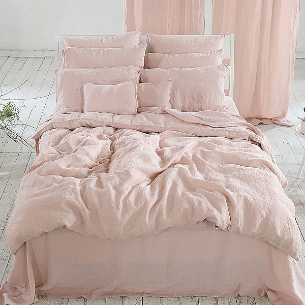 Duvet cover "Stone Washed" Pink
