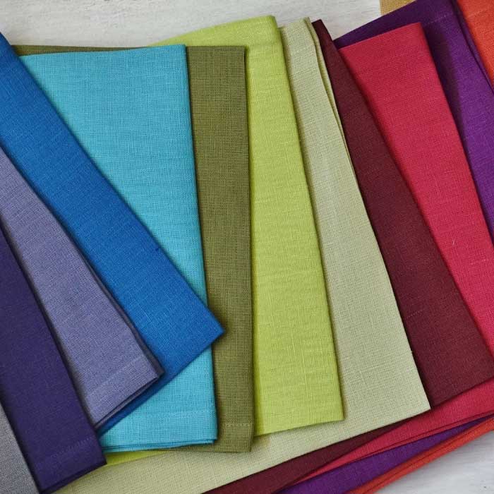 Solid colors linen napkin