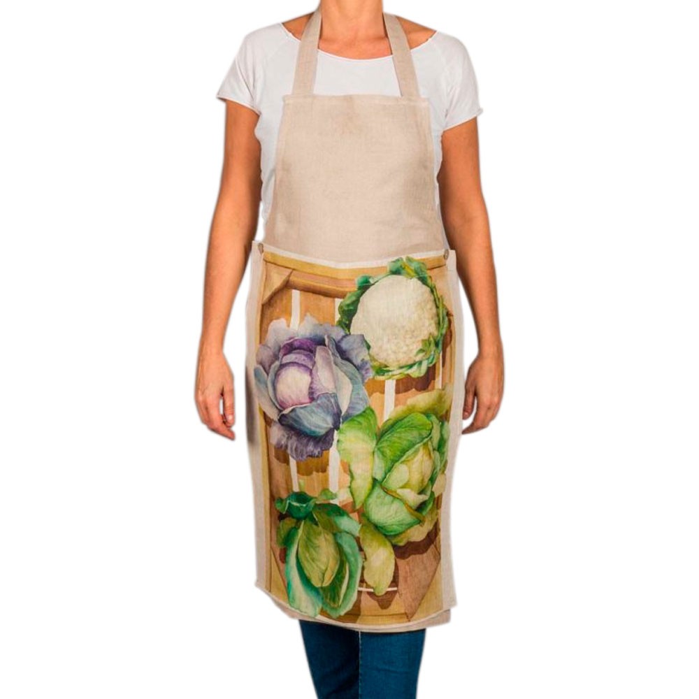 Linen Apron With Dish Towel