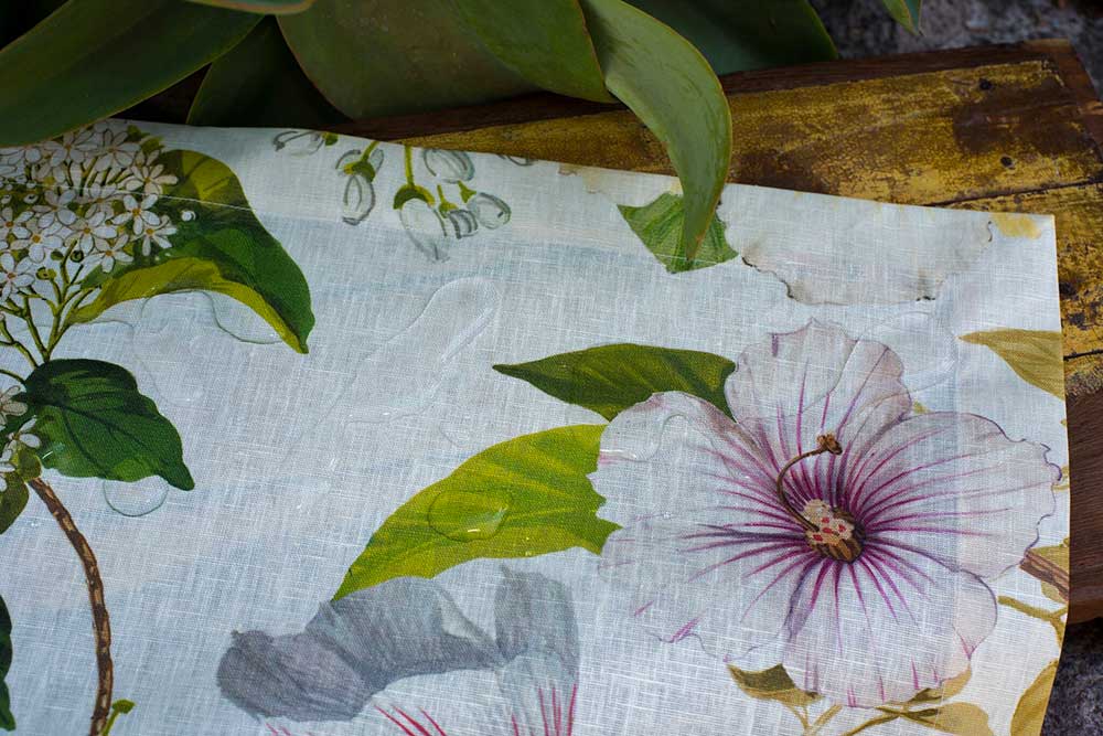 Linen placemat with acrylic coating Ibisco