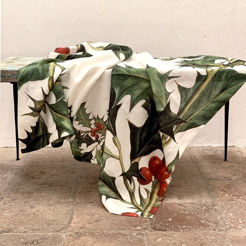 linen tablecloth ilex