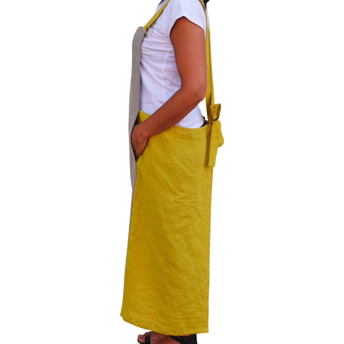 Apron - Washed linen