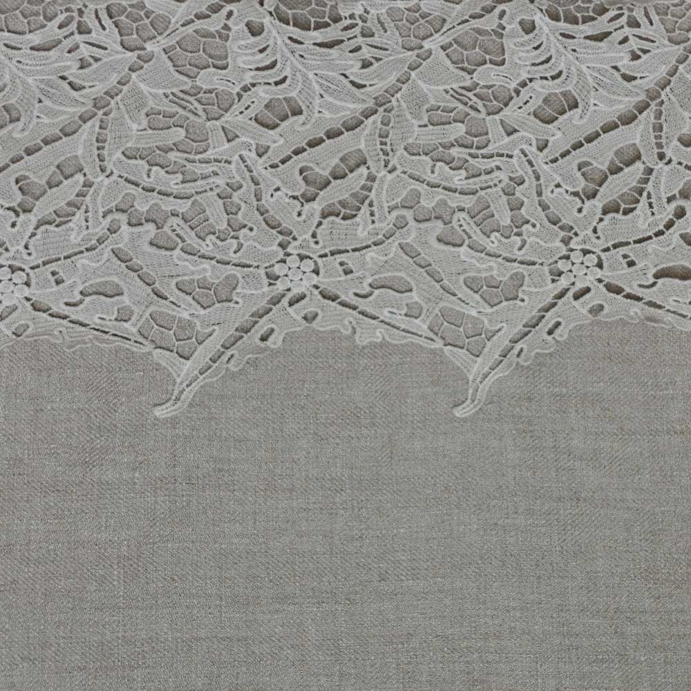 Linen Placemat with lace