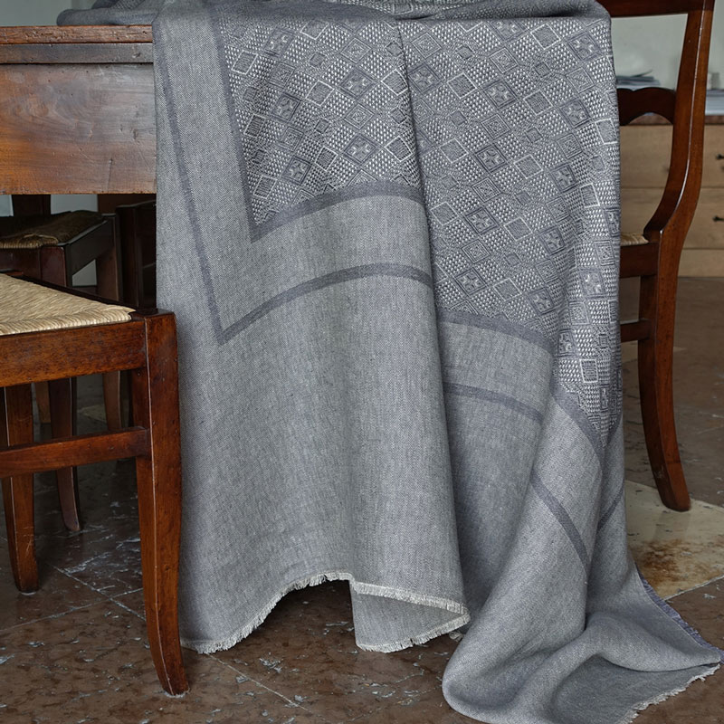 Linen Damask Tablecloth "Afrodite"