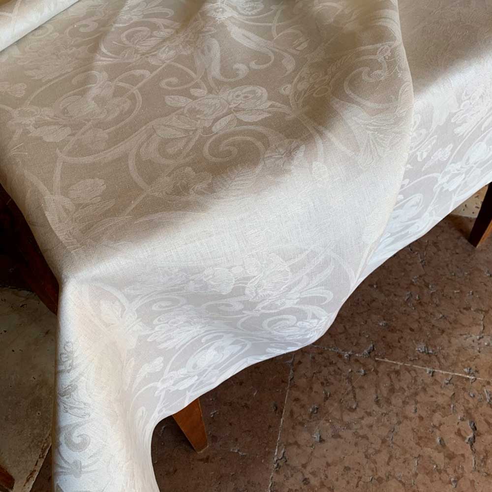 Linen tablecloth Tivoli - Wheat