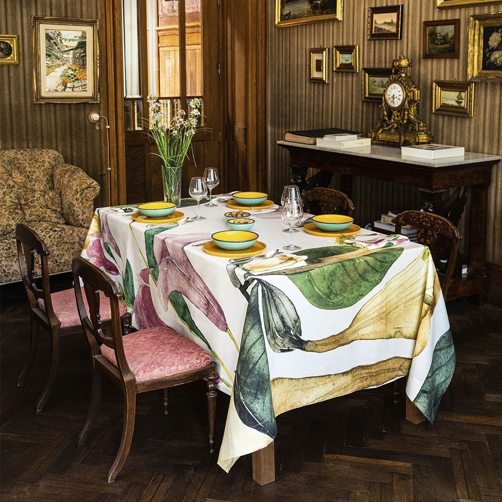 Tablecloth Datura  - La Bottega di Casa
