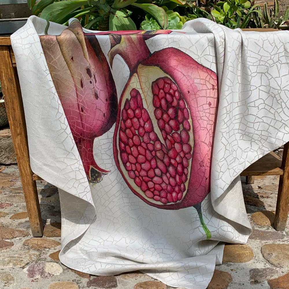 Tablecloth Pomegranate - La Bottega di Casa