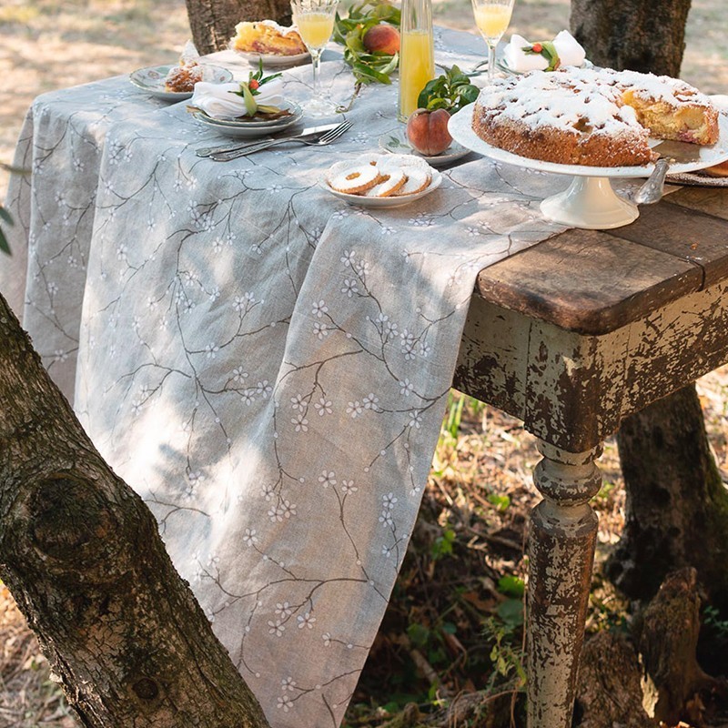 Hemp Tablecloth Tofuku- La Bottega di Casa