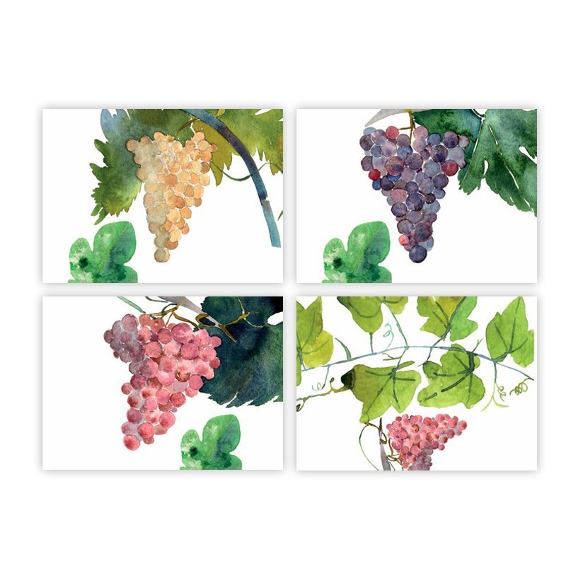 set 4 placemats Grapes- La Bottega di Casa