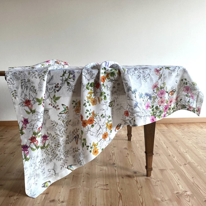 Linen Tablecloth Gravure - La Bottega di Casa