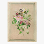 Tea Towel La Vie En Rose Verde