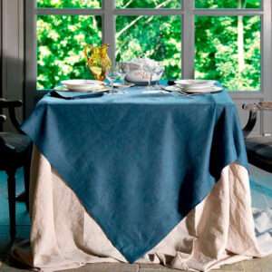Solid Color Linen Tablecloth