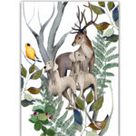 Linen Tea Towel Caccia 1