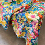 Coated linen tablecloth Rio