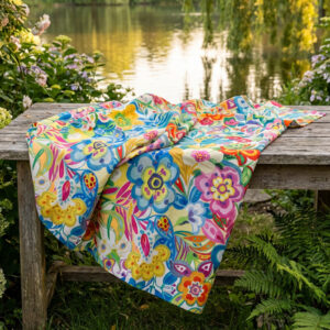 Coated linen tablecloth Rio