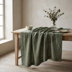 Linen Tablecloth Vintage Pino Mugo