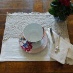 Linen Placemat with Lace