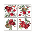 Set of 4 Napkins Grenade