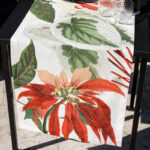 Table Runner Poinsettia