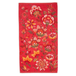 Beach Towel Fantasia di Fori - Rosso