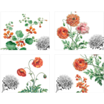 Set of 4 Linen Placemats Edward