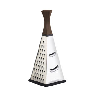 Cheese grater Twist dark wood