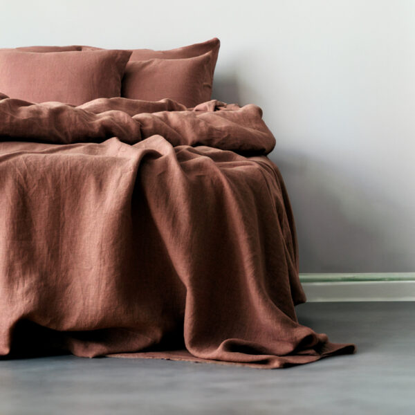linen bed sheets terra