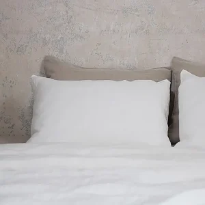 lenzuola stone washed bianco