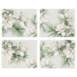 Set of 4 Placemats Magnolia Bianca