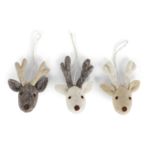 Face Mini Reindeer - set 3