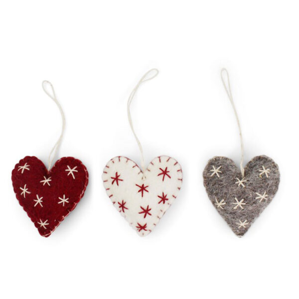 Set 3 Heart with Stars