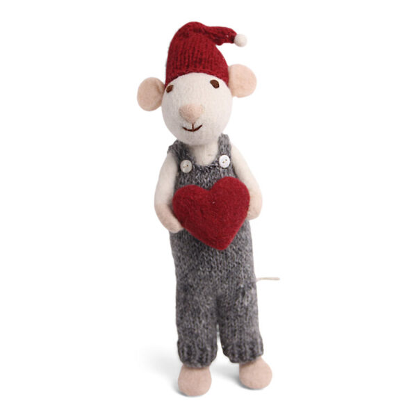 Big Boy Mouse with Heart