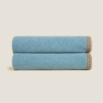 Throw Bamboo color blue