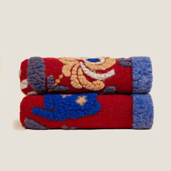 Boiled Wool Throw