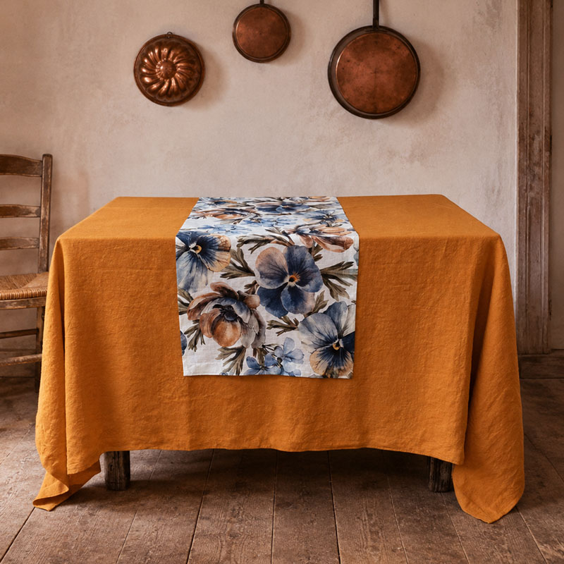 Striscia-da-tavola-Panse-la-bottega-di-casa Pansé Table Runner - Image 1