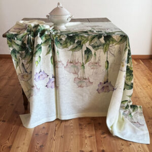 Tablecloth Datura Rosa