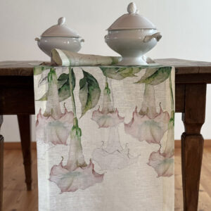 Table Runner Datura Rosa