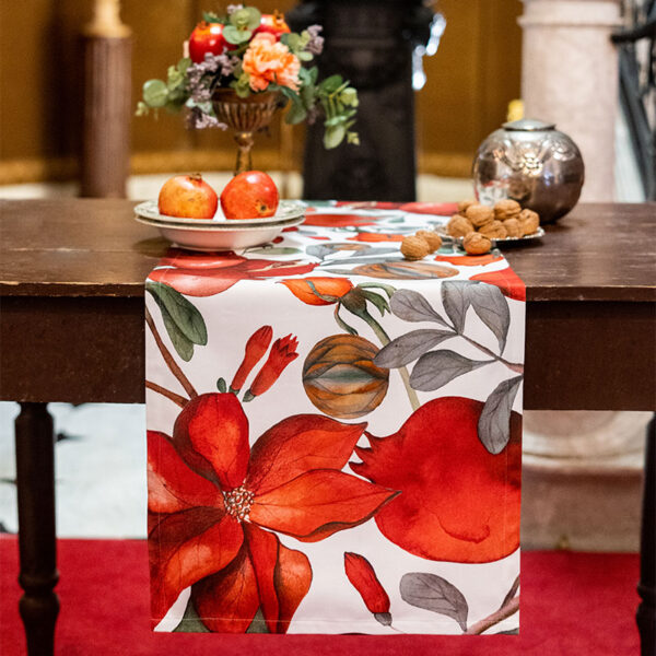 Stain-resistant Table Runner Grenade - Image 1