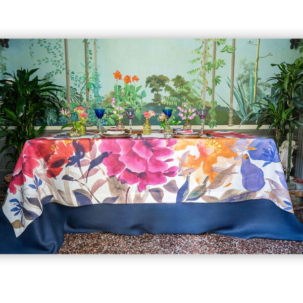Linen Tablecloth Hanamy - Image 1