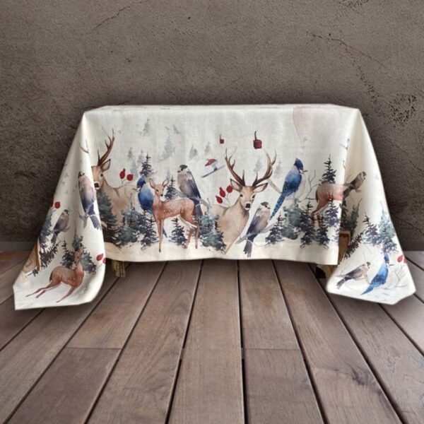 Linen Tablecloth Buck - Image 1