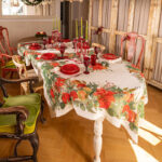 linen tablecloth garland glee