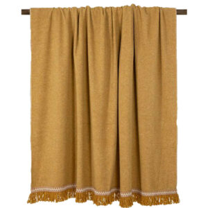 Throw Bamboo Rousseau Zafferano color zafferano