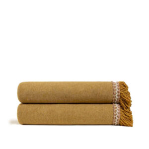 Throw Bamboo Rousseau Zafferano color zafferano
