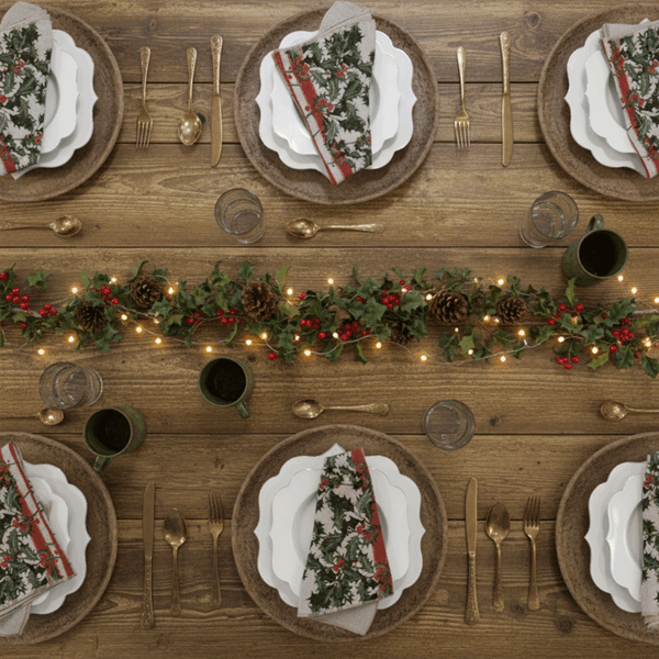 Napkin linen and hemp Acer
