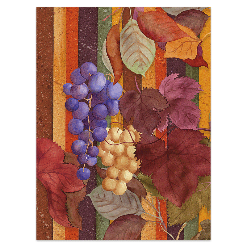 Tea Towel Bacco 1-la-bottega-di-casa Tea Towel with grapes