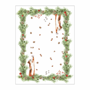 strofinaccio con scoiattoli