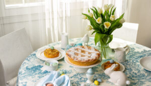 Come scegliere la tovaglia pasquale in base alla dimensione del tavolo