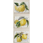 Placemat with lemons