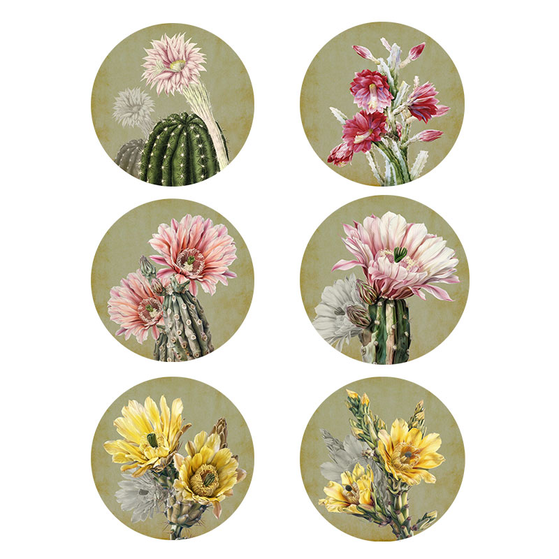 cactus collection-La-Botteg-di-Casa Rigid Charger Plates Cactus